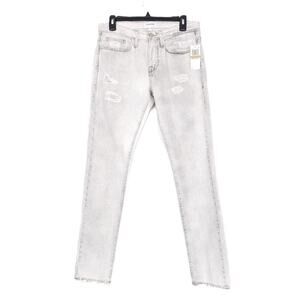 Frame Men's L'Homme Slim-Fit Mid-Rise Jeans Calverton Distressed 29x33 NWT